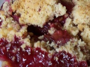 crumble aux prunes