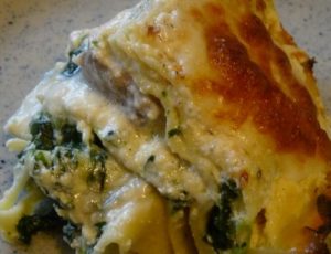 lasagnes aux épinards et au saumon