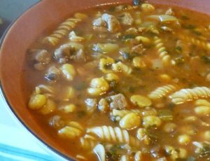 Harira, soupe marocaine agneau et pois chiches