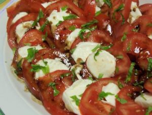 tomates mozzarella